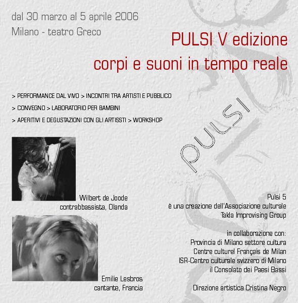 manifesto PULSI 5 edizione